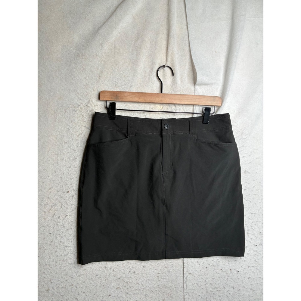 Eddie Bauer Adventurer 2.0 Skort Dark Gray Hiking Outdoor Skirt Womens 4